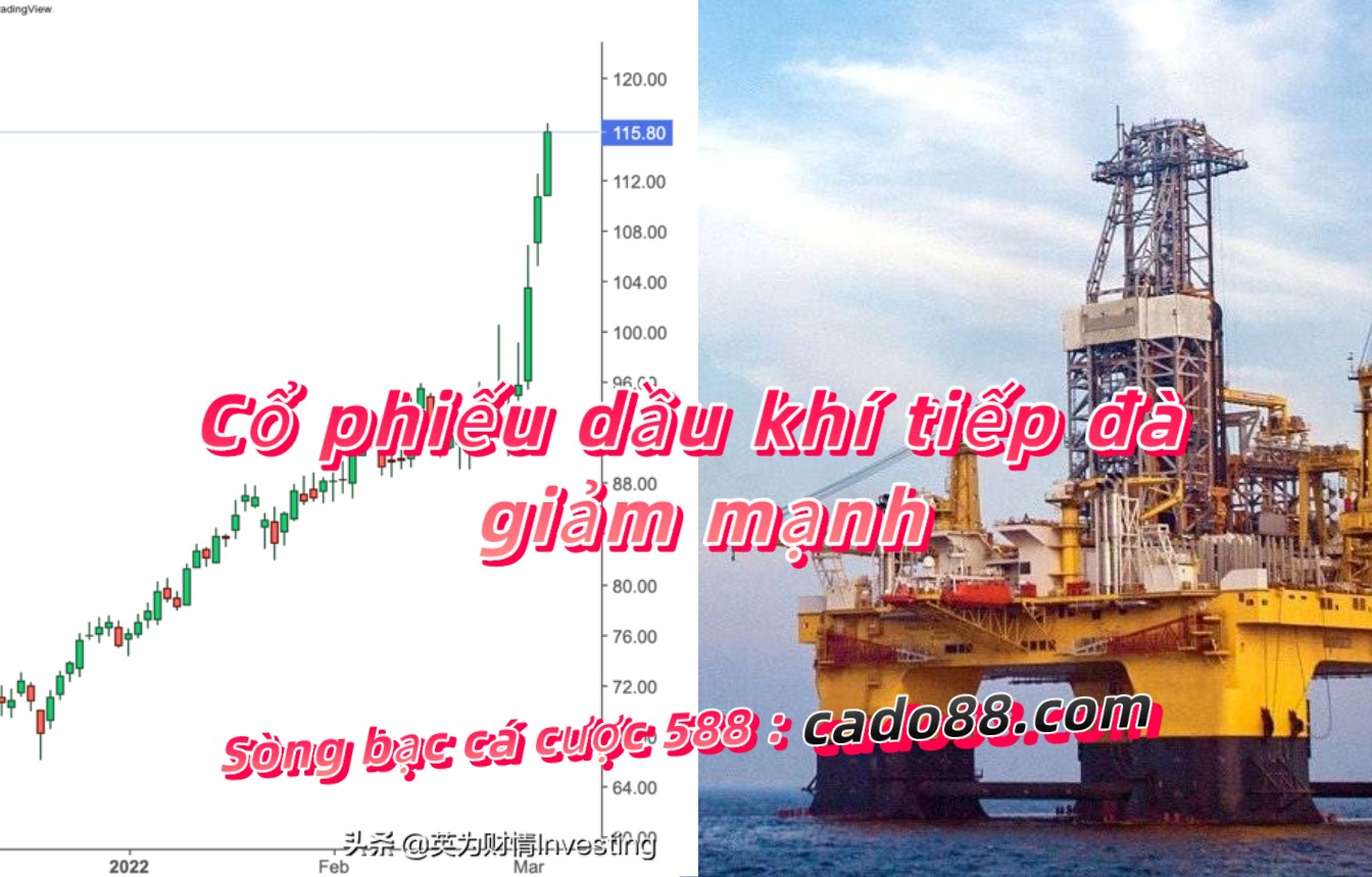 Cổ phiếu dầu khí tiếp đà giảm mạnh